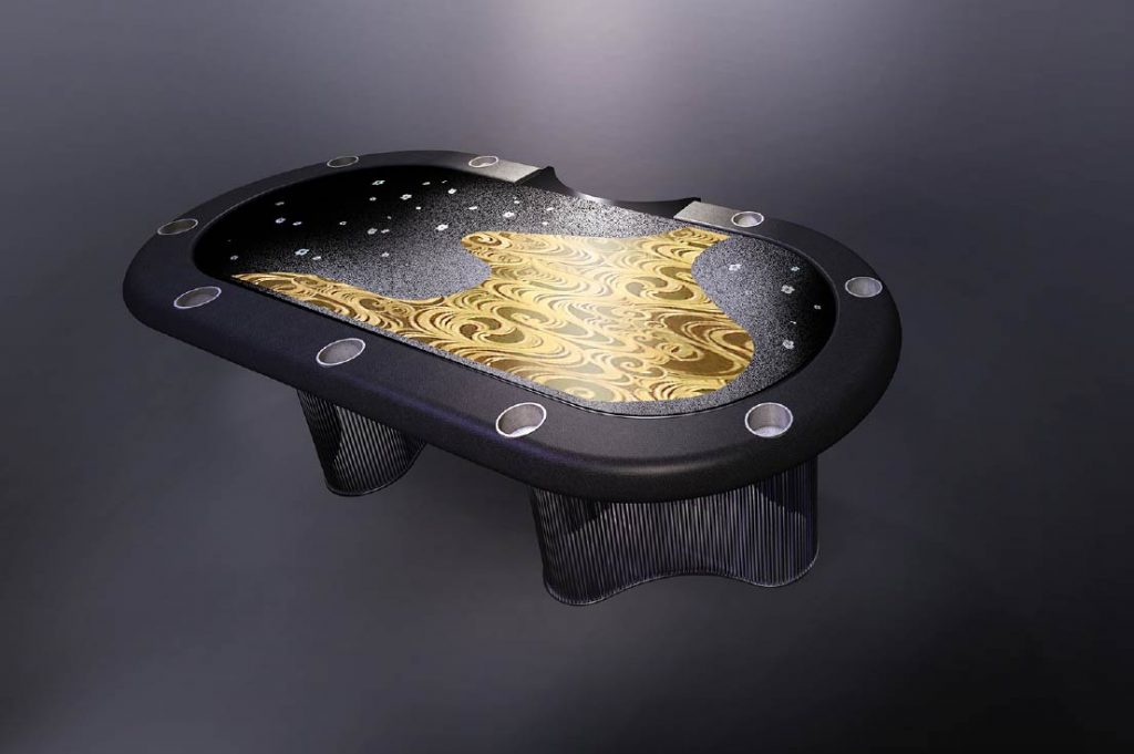 Gold Poker Table